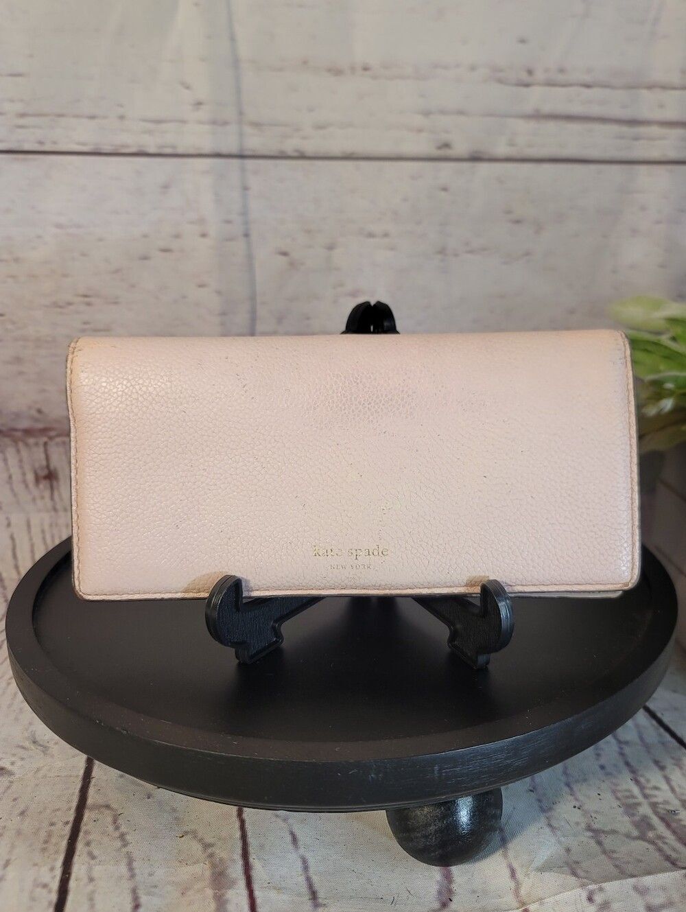 Kate Spade Pebbled Leather Continental Wallet (Bifold style)